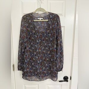 CAbi purple tunic top style 157